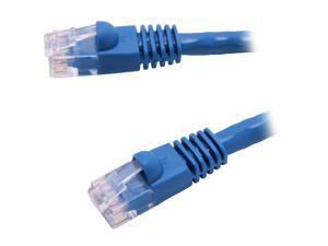 Coboc CY-CAT6-0.5-BL 0.5ft. (6in.) 24AWG Snagless Cat 6 Blue Color 550MHz UTP Ethernet Stranded Copper Patch cord /Molded Network lan Cable Coboc CY-CAT6-0.5-BL 0.5ft. (6in.) 24AWG Snagless Cat 6 Blue Color 550MHz UTP Ethernet Stranded Copper Patch cord /Molded Network lan Cable