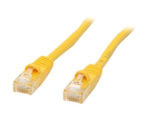 Coboc CY-CAT6-01-YL 1ft. 24AWG Snagless Cat 6 Yellow Color 550MHz UTP Ethernet Stranded Copper Patch cord /Molded Network lan Cable Coboc CY-CAT6-01-YL 1ft. 24AWG Snagless Cat 6 Yellow Color 550MHz UTP Ethernet Stranded Copper Patch cord /Molded Network lan Cable