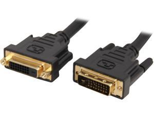 Coboc Model CO-DDMF-6-BK 6 ft.Black Color 28AWG Solid Copper Conductor DVI-D Dual-Link(24+1) Male to Female Digital Video Extension Cable w/ Ferrite Cores,Gold Plated, Coboc Model CO-DDMF-6-BK 6 ft.Black Color 28AWG Solid Copper Conductor DVI-D Dual-Link(24+1) Male to Female Digital Video Extension Cable w/ Ferrite Cores,Gold Plated,