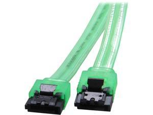 Coboc Model SC-SATA3-10-LL-GR 10" SATA III 6Gb/s Data Cable w/Latch,UV Green Coboc Model SC-SATA3-10-LL-GR 10" SATA III 6Gb/s Data Cable w/Latch,UV Green