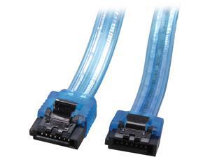 Coboc Model SC-SATA3-18-LL-BL 18" Serial ATASATA III 6Gb/s Data Cable w/Latch,UV Blue Coboc Model SC-SATA3-18-LL-BL 18" Serial ATASATA III 6Gb/s Data Cable w/Latch,UV Blue