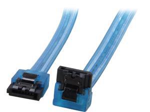 Coboc Model SC-SATA3-18-LL-BL-90 18" 90 Degree to 180 Degree Serial ATASATA III 6Gb/s Data Cable w/Latch,UV Blue Coboc Model SC-SATA3-18-LL-BL-90 18" 90 Degree to 180 Degree Serial ATASATA III 6Gb/s Data Cable w/Latch,UV Blue