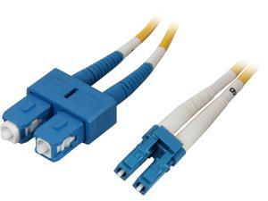 Coboc CY-OS1-LC/SC-3 9.84 ft. Yellow Singlemode 9/125 Duplex LSZH Fiber Patch Cable LC - SC,M-M Coboc CY-OS1-LC/SC-3 9.84 ft. Yellow Singlemode 9/125 Duplex LSZH Fiber Patch Cable LC - SC,M-M