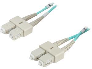 Coboc CY-OM3-SC/SC-5 16.4 ft. 10Gb Aqua Multimode 50/125 Duplex LSZH Fiber Patch Cable SC - SC,M-M Coboc CY-OM3-SC/SC-5 16.4 ft. 10Gb Aqua Multimode 50/125 Duplex LSZH Fiber Patch Cable SC - SC,M-M