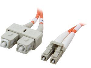 Coboc CY-OM1-LC/SC-10 32.81 ft. Orange Multimode 62.5/125 Duplex LSZH Fiber Patch Cable LC - SC,M-M Coboc CY-OM1-LC/SC-10 32.81 ft. Orange Multimode 62.5/125 Duplex LSZH Fiber Patch Cable LC - SC,M-M