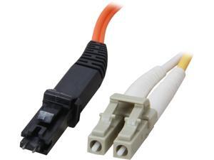 Coboc CY-OM1-MTRJ/LC-1 3.28 ft. Orange Multimode 62.5/125 Duplex LSZH Fiber Patch Cable MTRJ (Male)- LC,M-M Coboc CY-OM1-MTRJ/LC-1 3.28 ft. Orange Multimode 62.5/125 Duplex LSZH Fiber Patch Cable MTRJ (Male)- LC,M-M