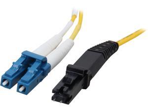 Coboc CY-OS1-MTRJ/LC-3 9.84 ft. Yellow Singlemode 9/125 Duplex LSZH Fiber Patch Cable MTRJ (Male) - LC,M-M Coboc CY-OS1-MTRJ/LC-3 9.84 ft. Yellow Singlemode 9/125 Duplex LSZH Fiber Patch Cable MTRJ (Male) - LC,M-M
