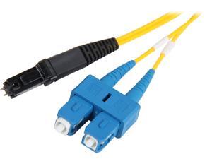Coboc CY-OS1-MTRJ/SC-2 6.56 ft. Yellow Singlemode 9/125 Duplex LSZH Fiber Patch Cable MTRJ (Male) - SC,M-M Coboc CY-OS1-MTRJ/SC-2 6.56 ft. Yellow Singlemode 9/125 Duplex LSZH Fiber Patch Cable MTRJ (Male) - SC,M-M