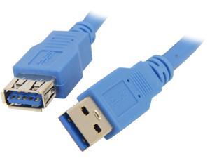 Coboc CY-U3-AAMF-1.5-BL 1.5ft SuperSpeed 5Gbps USB 3.0 A Male to A Female Extension Cable,Gold Plated,Blue,M-F Coboc CY-U3-AAMF-1.5-BL 1.5ft SuperSpeed 5Gbps USB 3.0 A Male to A Female Extension Cable,Gold Plated,Blue,M-F