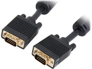 Coboc Model EA-CL2-VGA-35-BK 35 ft. Black Color Premium CL2 Rated 28AWG SVGA/VGA HD15 cable,Gold Plated,w/ Ferrite Cores,M-M Coboc Model EA-CL2-VGA-35-BK 35 ft. Black Color Premium CL2 Rated 28AWG SVGA/VGA HD15 cable,Gold Plated,w/ Ferrite Cores,M-M