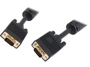 Coboc Model EA-CL2-VGA-50-BK 50 ft. Black Color Premium CL2 Rated 28AWG SVGA/VGA HD15 cable,Gold Plated,w/ Ferrite Cores,M-M Coboc Model EA-CL2-VGA-50-BK 50 ft. Black Color Premium CL2 Rated 28AWG SVGA/VGA HD15 cable,Gold Plated,w/ Ferrite Cores,M-M