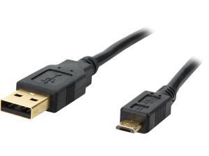 Coboc CL-U2-AMicBMM-10-BK 10ft High Speed USB 2.0 A Male to Micro B 5pin Male Cable w/ ferrite Core,Gold Plated,Black Coboc CL-U2-AMicBMM-10-BK 10ft High Speed USB 2.0 A Male to Micro B 5pin Male Cable w/ ferrite Core,Gold Plated,Black