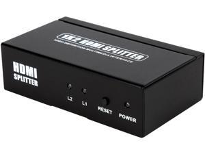 Coboc HA-HMSPL-1X2 2 Ports 1 x 2 HDMI Amplified Powered Splitter/Signal Distributor w/ 3D HDCP 1080P Support Coboc HA-HMSPL-1X2 2 Ports 1 x 2 HDMI Amplified Powered Splitter/Signal Distributor w/ 3D HDCP 1080P Support