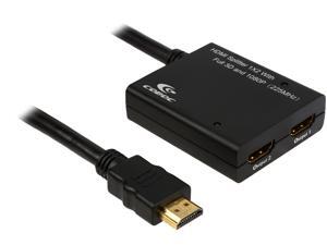 Coboc HA-HMSPL-1X2PT 2 Port 1 x 2 1.5ft Pigtail Cable HDMI Amplified Splitter/Signal Distributor w/ 3D HDCP 1080P Support Coboc HA-HMSPL-1X2PT 2 Port 1 x 2 1.5ft Pigtail Cable HDMI Amplified Splitter/Signal Distributor w/ 3D HDCP 1080P Support