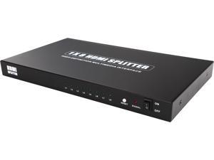 Coboc HA-HMSPL-1X8 8 Ports 1 x 8 HDMI Amplified Powered Splitter/Signal Distributor w/ 3D HDCP 1080P Support Coboc HA-HMSPL-1X8 8 Ports 1 x 8 HDMI Amplified Powered Splitter/Signal Distributor w/ 3D HDCP 1080P Support