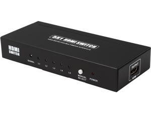 Coboc HA-HMSW-5X1 5 Port 5 in 1 out Certified HDMI Amplified Switch switcher w/ 3D HDCP 1080P Support, with IR Remote Coboc HA-HMSW-5X1 5 Port 5 in 1 out Certified HDMI Amplified Switch switcher w/ 3D HDCP 1080P Support, with IR Remote