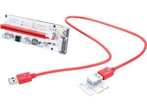 COBOC RISER-1X216X-3IN1 USB3.0 PCI-E PCI Express 1X to 16X Riser Cable Card Adapter w/ SATA 15pin,Molex 4pin and PCIe 6pin Power Slot,60CM USB 3.0 Cable Dedicated for BTC Bitcoin,LTC,ETH - White COBOC RISER-1X216X-3IN1 USB3.0 PCI-E PCI Express 1X to 16X Riser Cable Card Adapter w/ SATA 15pin,Molex 4pin and PCIe 6pin Power Slot,60CM USB 3.0 Cable Dedicated for BTC Bitcoin,LTC,ETH - White