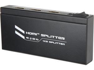 Coboc HD2SPL1X2 1X2 2 Ports HDMI 2.0 Amplified Powered Splitter/Signal Distributor w/ 4K2K@60Hz HDR,HDCP 2.2 Passthrough ,3D Supports - 4K*2K 2160p Coboc HD2SPL1X2 1X2 2 Ports HDMI 2.0 Amplified Powered Splitter/Signal Distributor w/ 4K2K@60Hz HDR,HDCP 2.2 Passthrough ,3D Supports - 4K*2K 2160p