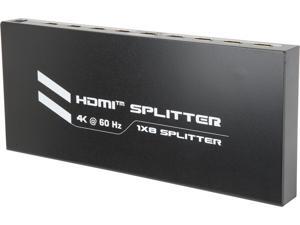 Coboc HD2SPL1X8 1X8 8 Ports HDMI 2.0 Amplified Powered Splitter/Signal Distributor w/ 4K2K@60Hz HDR,HDCP 2.2 Passthrough ,3D Supports - 4K*2K 2160p Coboc HD2SPL1X8 1X8 8 Ports HDMI 2.0 Amplified Powered Splitter/Signal Distributor w/ 4K2K@60Hz HDR,HDCP 2.2 Passthrough ,3D Supports - 4K*2K 2160p