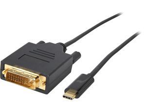 Coboc USBC2DVIDMM6FT USB-C to DVI-D 1080P Converter Adapter Cable - USB C 3.1 Male to DVI Male Video Adaptor Compatible with MacBook Pro,New iPad Pro,MacBook Air 2018 - 6 ft. Coboc USBC2DVIDMM6FT USB-C to DVI-D 1080P Converter Adapter Cable - USB C 3.1 Male to DVI Male Video Adaptor Compatible with MacBook Pro,New iPad Pro,MacBook Air 2018 - 6 ft.