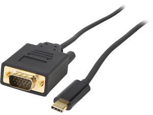 Coboc USBC2VGAMM6FT USB-C to VGA 1080P Converter Adapter Cable - USB C 3.1 Male to VGA Male Video Adaptor Compatible with MacBook Pro,New iPad Pro,MacBook Air 2018 - 6 ft. Coboc USBC2VGAMM6FT USB-C to VGA 1080P Converter Adapter Cable - USB C 3.1 Male to VGA Male Video Adaptor Compatible with MacBook Pro,New iPad Pro,MacBook Air 2018 - 6 ft.