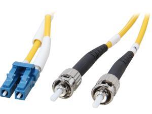 Coboc CY-OS1-LC/ST-5 16.4 ft. Yellow Singlemode 9/125 Duplex LSZH Fiber Patch Cable LC - ST,M-M Coboc CY-OS1-LC/ST-5 16.4 ft. Yellow Singlemode 9/125 Duplex LSZH Fiber Patch Cable LC - ST,M-M