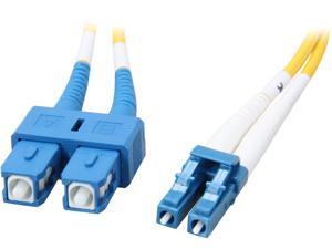Coboc CY-OS1-LC/SC-1 3.28 ft. Yellow Singlemode 9/125 Duplex LSZH Fiber Patch Cable LC - SC,M-M Coboc CY-OS1-LC/SC-1 3.28 ft. Yellow Singlemode 9/125 Duplex LSZH Fiber Patch Cable LC - SC,M-M