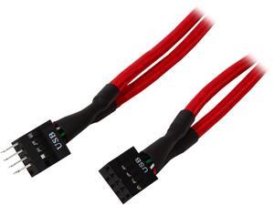 BitFenix BFA-MSC-IUSB30RK-RP 11.81 in. (30 cm) Internal USB Extension Male to Female BitFenix BFA-MSC-IUSB30RK-RP 11.81 in. (30 cm) Internal USB Extension Male to Female