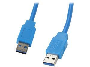 Kaybles USB3-MM-6FT 6 ft. Blue USB 3.0 A Male to A Male Cable in Blue Color 6 feet - OEM Kaybles USB3-MM-6FT 6 ft. Blue USB 3.0 A Male to A Male Cable in Blue Color 6 feet - OEM