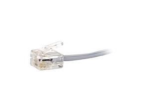 STEREN Model 304-025SL 25 ft 25FT 4 COND Modular Flat Telephone Cable Male to Male STEREN Model 304-025SL 25 ft 25FT 4 COND Modular Flat Telephone Cable Male to Male