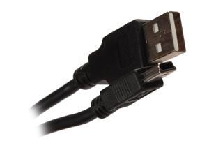 Nippon Labs MINIUSB-10 10 ft. USB 2.0 Type A Male to USB Type B Adapter Male Cable, Black Nippon Labs MINIUSB-10 10 ft. USB 2.0 Type A Male to USB Type B Adapter Male Cable, Black