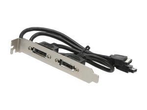 Nippon Labs eSATA Bracket One SATA II and One eSATA 2 ports combo bracket for SATA I and SATA II Hard Drive Model ESATAB-C Nippon Labs eSATA Bracket One SATA II and One eSATA 2 ports combo bracket for SATA I and SATA II Hard Drive Model ESATAB-C