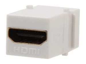 Nippon Labs AD-HDMI-IC-WH HDMI Keystone Female to Female Jack Inline Coupler Nippon Labs AD-HDMI-IC-WH HDMI Keystone Female to Female Jack Inline Coupler
