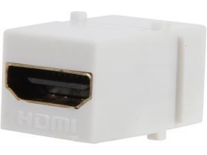 Nippon Labs IC-HDMI-WH HDMI Female to Female Keystone Jack Inline Coupler, White Nippon Labs IC-HDMI-WH HDMI Female to Female Keystone Jack Inline Coupler, White