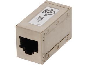Nippon Labs IC-C50A-SH Cat 5e RJ45 8P8C Female to Female Shielded Telephone Inline Coupler Extender, Silver Nippon Labs IC-C50A-SH Cat 5e RJ45 8P8C Female to Female Shielded Telephone Inline Coupler Extender, Silver
