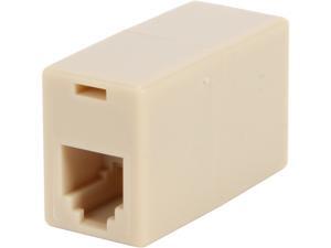 Nippon Labs IC-66FF-S RJ12 6P6C Female to Female Straight Telephone Inline Coupler Extender, White Nippon Labs IC-66FF-S RJ12 6P6C Female to Female Straight Telephone Inline Coupler Extender, White
