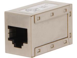 Nippon Labs IC-C602-SH Cat 6 RJ45 8P8C Female to Female Shielded Telephone Inline Coupler Extender, Silver Nippon Labs IC-C602-SH Cat 6 RJ45 8P8C Female to Female Shielded Telephone Inline Coupler Extender, Silver
