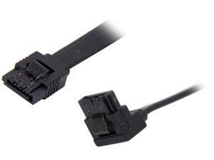 Nippon Labs SATA3L0.8FT-90/180BK 9.6" SATA III Male to Male Latching Cable(Flat to Right Angle), Black Nippon Labs SATA3L0.8FT-90/180BK 9.6" SATA III Male to Male Latching Cable(Flat to Right Angle), Black