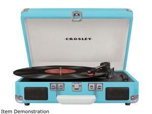 Crosley CR8005DTU Cruiser Deluxe Turntable - Turquoise CR8005D-TU Crosley CR8005DTU Cruiser Deluxe Turntable - Turquoise CR8005D-TU