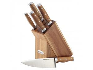Rachael Ray Cucina 6-Piece Knife Block Set with Acacia Handles Rachael Ray Cucina 6-Piece Knife Block Set with Acacia Handles