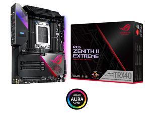 ASUS ROG ZENITH II EXTREME sTRX4 AMD TRX40 SATA 6Gb/s Extended ATX AMD Motherboard ASUS ROG ZENITH II EXTREME sTRX4 AMD TRX40 SATA 6Gb/s Extended ATX AMD Motherboard