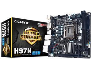 Gigabyte Ultra Durable GA-H97N Desktop Motherboard - Intel H97 Express Chipset - Socket H3 LGA-1150 Gigabyte Ultra Durable GA-H97N Desktop Motherboard - Intel H97 Express Chipset - Socket H3 LGA-1150