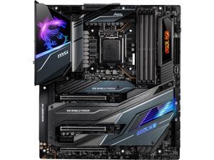 MSI MEG Z490 GODLIKE LGA 1200 Intel Z490 SATA 6Gb/s Extended ATX Intel Motherboard MSI MEG Z490 GODLIKE LGA 1200 Intel Z490 SATA 6Gb/s Extended ATX Intel Motherboard