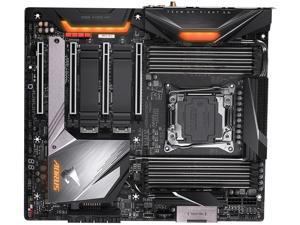 GIGABYTE X299X AORUS MASTER LGA 2066 Intel X299 SATA 6Gb/s Extended ATX Intel Motherboard GIGABYTE X299X AORUS MASTER LGA 2066 Intel X299 SATA 6Gb/s Extended ATX Intel Motherboard