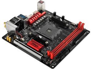 ASRock Fatal1ty AB350 Gaming-ITX/ac AM4 AMD Promontory B350 SATA 6Gb/s USB 3.1 HDMI Mini ITX AMD Motherboard ASRock Fatal1ty AB350 Gaming-ITX/ac AM4 AMD Promontory B350 SATA 6Gb/s USB 3.1 HDMI Mini ITX AMD Motherboard