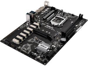 ASRock H110 Pro BTC+ LGA 1151 Intel H110 SATA 6Gb/s ATX Intel for Cryptocurrency Mining (BTC) Motherboard ASRock H110 Pro BTC+ LGA 1151 Intel H110 SATA 6Gb/s ATX Intel for Cryptocurrency Mining (BTC) Motherboard