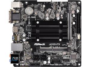 ASRock J4105-ITX Intel Celeron Quad-Core Processor J4105 (up to 2.5 GHz) Mini ITX Motherboard / CPU Combo ASRock J4105-ITX Intel Celeron Quad-Core Processor J4105 (up to 2.5 GHz) Mini ITX Motherboard / CPU Combo