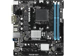 ASRock 760GM-HDV AM3+/AM3 AMD 760G HDMI Micro ATX AMD Motherboard ASRock 760GM-HDV AM3+/AM3 AMD 760G HDMI Micro ATX AMD Motherboard