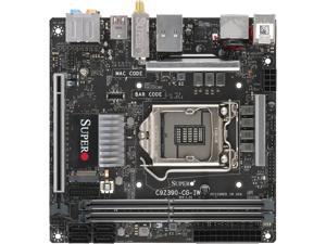 SUPERMICRO SuperO MBD-C9Z390-CG-IW-O LGA 1151 (300 Series) Intel Z390 HDMI SATA 6Gb/s USB 3.1 Mini ITX Intel Motherboard SUPERMICRO SuperO MBD-C9Z390-CG-IW-O LGA 1151 (300 Series) Intel Z390 HDMI SATA 6Gb/s USB 3.1 Mini ITX Intel Motherboard