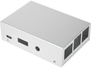 Micro Connectors RAS-03SLPWR-PI Aluminum Raspberry Pi 3 Case for Model B/B+ with UL Approved On/Off Switch 5V/2.5A Power Adapter Micro Connectors RAS-03SLPWR-PI Aluminum Raspberry Pi 3 Case for Model B/B+ with UL Approved On/Off Switch 5V/2.5A Power Adapter
